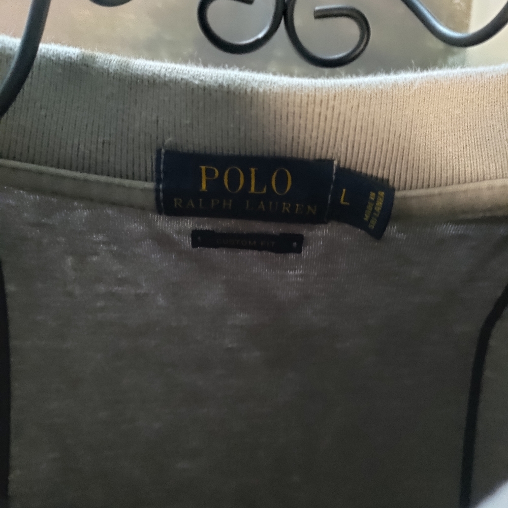 Men's gray Ralph Lauren polo shirt - Picture 2 of 3